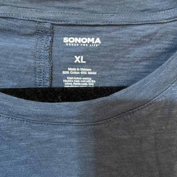 Sonoma blue tee shirt - Picture 3 of 5